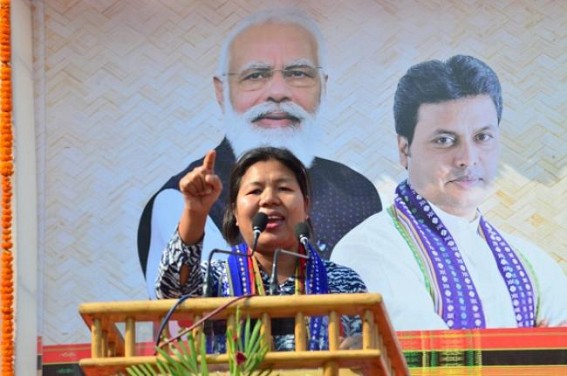 Patal Kanya’s Conversion into BJP instead of an Alliance Probably because of her lost hold on TPF workers amid rising demand for Tipra Motha leadership in ADC Patal Kanya’s Conversion into BJP instead of an Alliance Probably because of her lost hold on TPF workers amid rising demand for Tipra Motha leadership in ADC